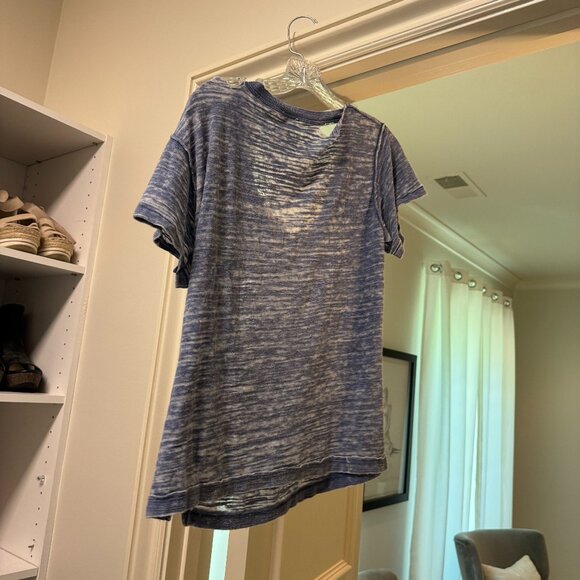 Free People We the Free Distressed T Shirt - Picture 2 of 3